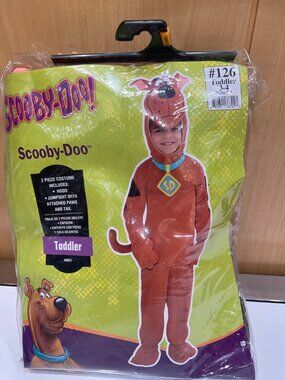 #502 Scooby-Doo Costume 2-Piece Boys Toddler 3-4 Rubie's Style 126